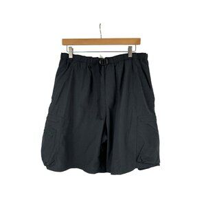 Columbia MenS Black Cargo Hiking Shorts Adjustable Waist Outdoor Performance
